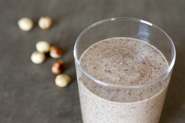 Chocolate hazelnut smoothie